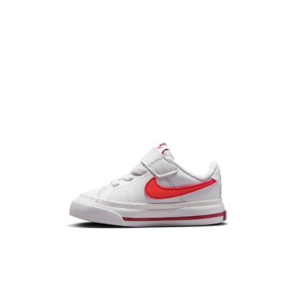 Nike Court Legacy Shoes Toddler 6T Regular White/Bright Crimson/Team Red