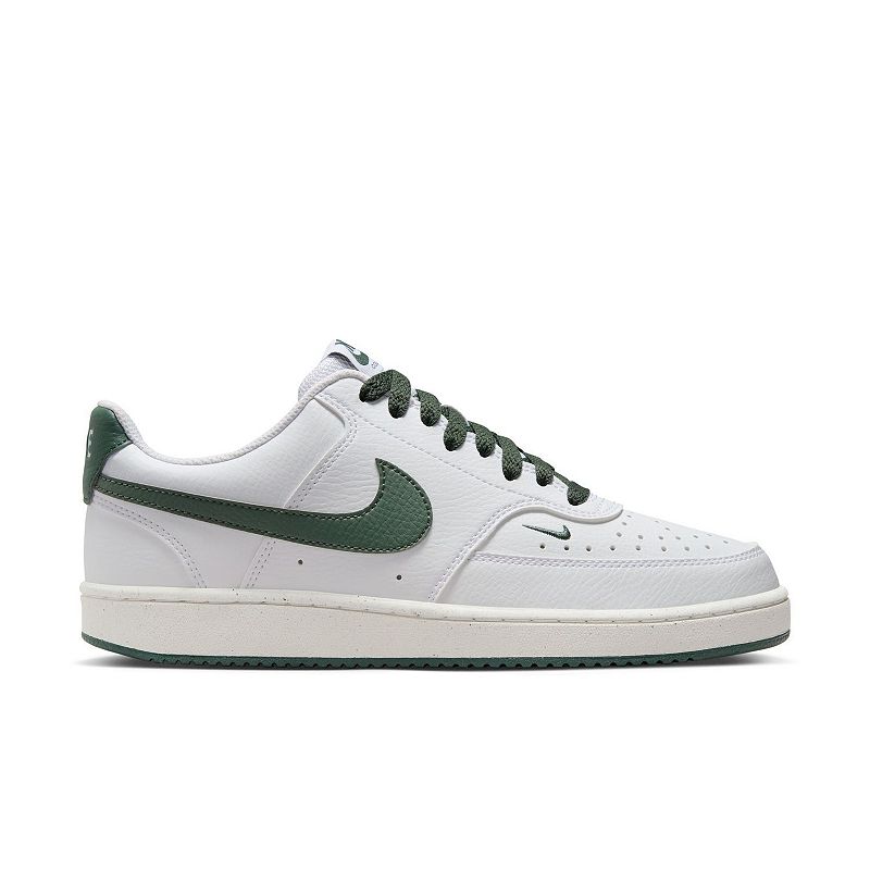 Nike Court Vision Next Nature Women's Low-Top Shoes, Size: 6.5, White Vintage Green