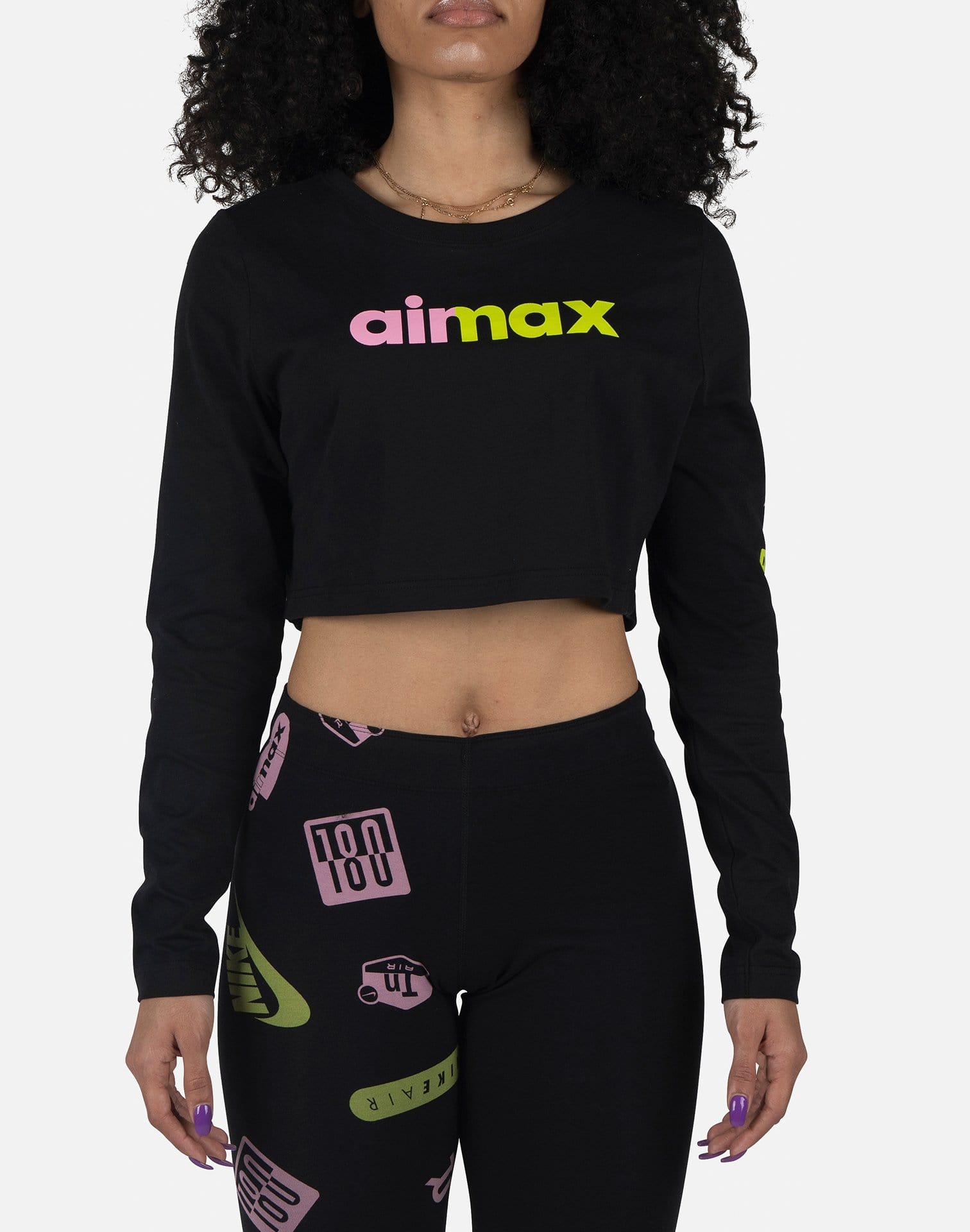 Nike NSW AIR MAX LONG-SLEEVE CROP TOP