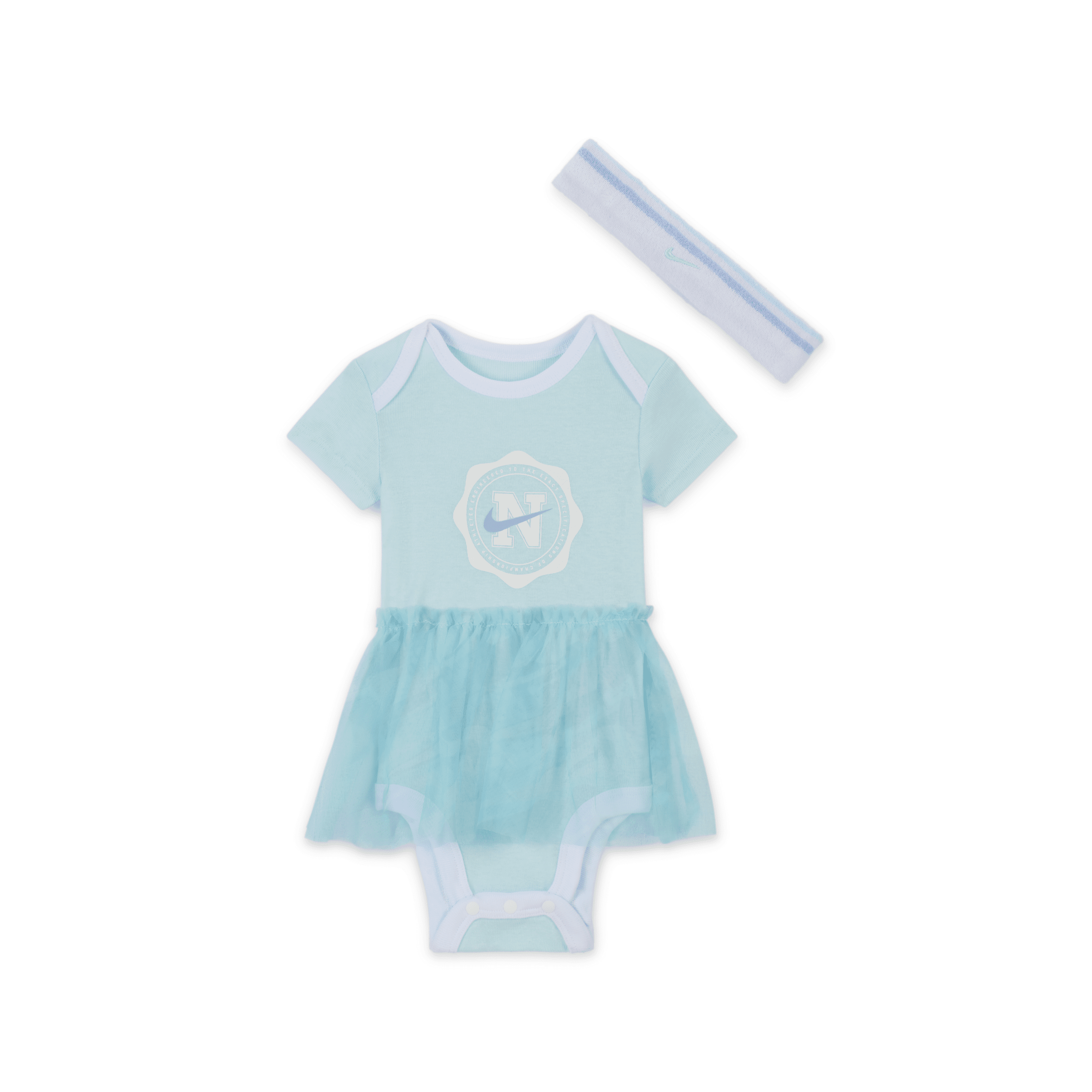 Nike Prep in Your Step Baby 2-Piece Bodysuit Boxed Set in Blue | NN1077-G25