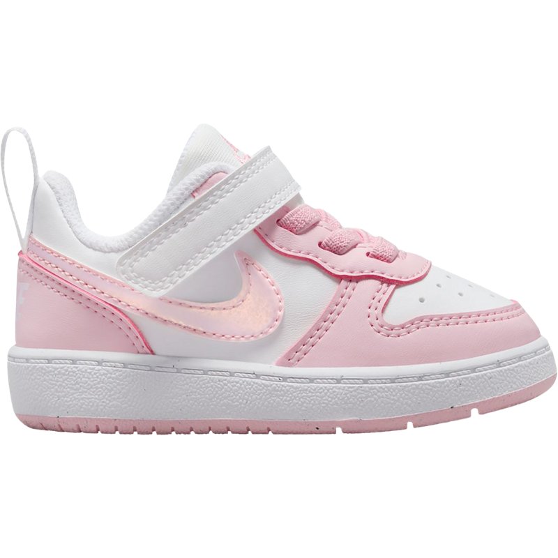 Nike Toddler Court Borough Low Recraft Shoes Pink/White, 9 - Toddler at Academy Sports