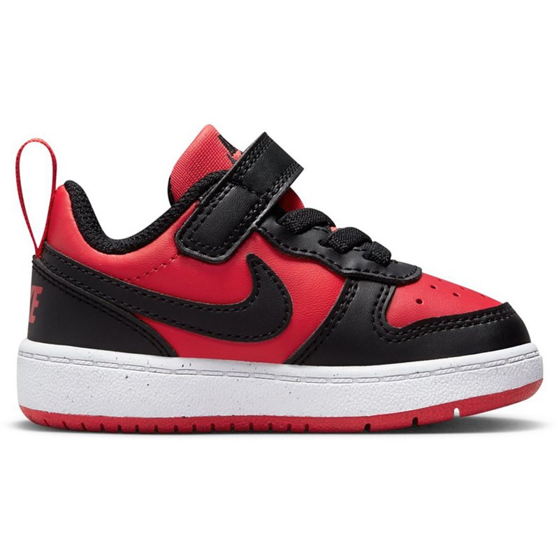 Nike Toddler Court Borough Low Recraft Shoes Red/Black, 6 - Toddler at Academy Sports