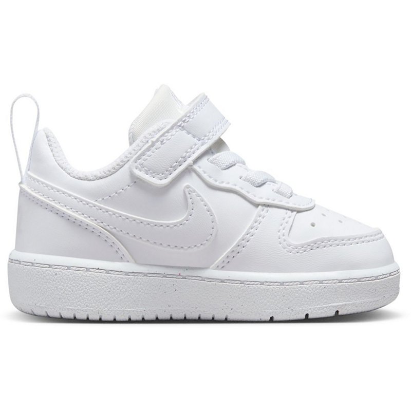 Nike Toddler Court Borough Low Recraft Shoes White/White, 10 - Toddler at Academy Sports