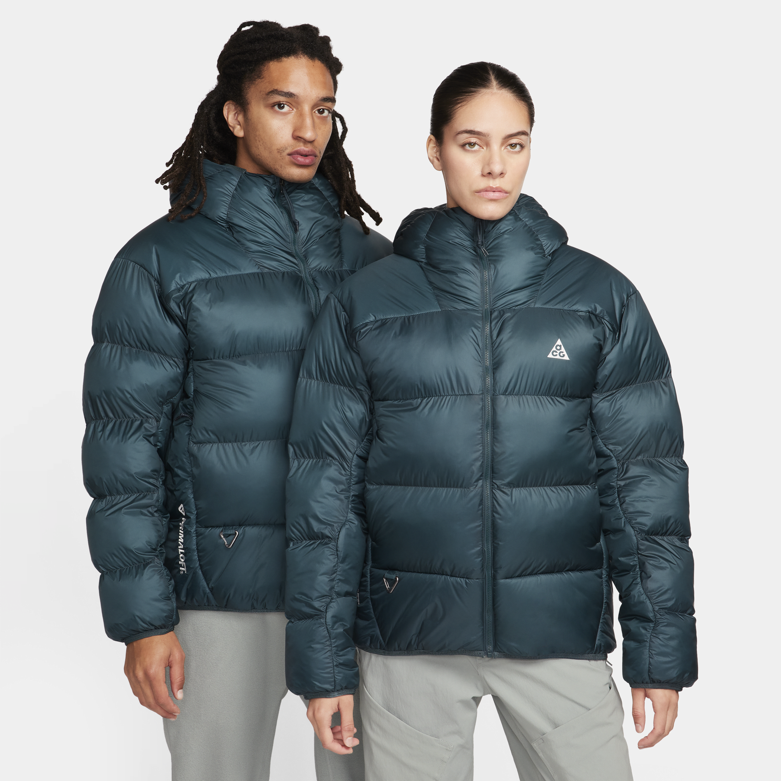 Nike Unisex Therma-FIT ADV ACG "Lunar Lake" Puffer Jacket in Green | DH3070-328