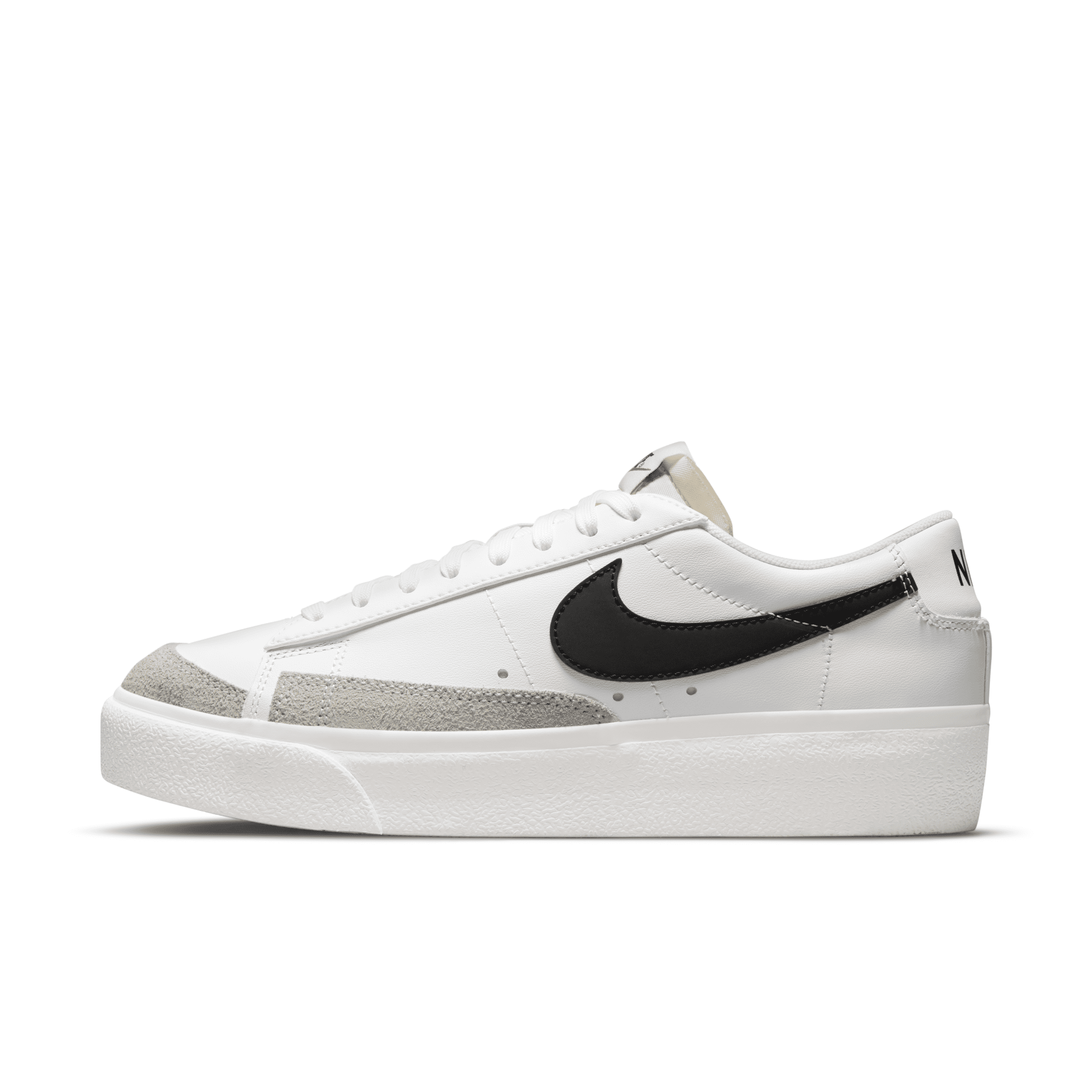 Nike Women's Blazer Low Platform Shoes in White | DJ0292-101