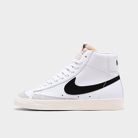 Nike Women's Blazer Mid '77 Casual Shoes in White/White Size 6.0 Leather/Suede