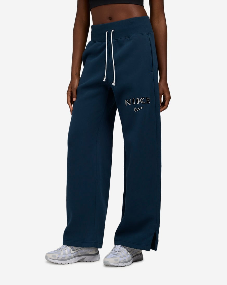 Nike Women's NSW Phoenix Fleece High-Waisted Wide-Leg Logo Pants