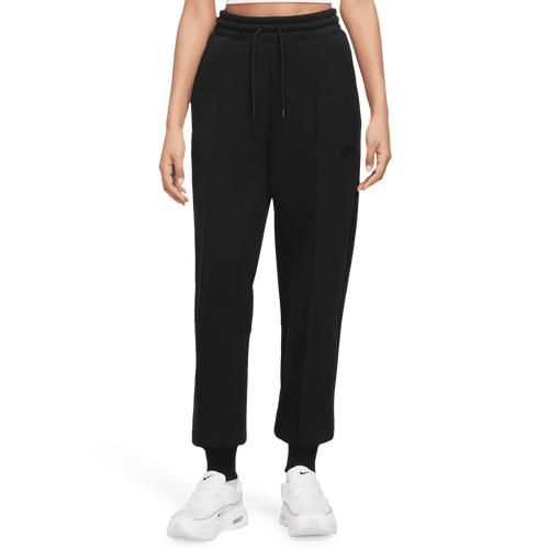 Nike Womens Nike NSW Tech Fleece MR Joggers - Womens Black/Black Size XL