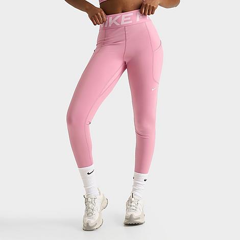 Nike Women's Pro Sculpt High-Waisted 7/8 Leggings in Pink/Elemental Pink Size XS Polyester/Spandex/Jacquard