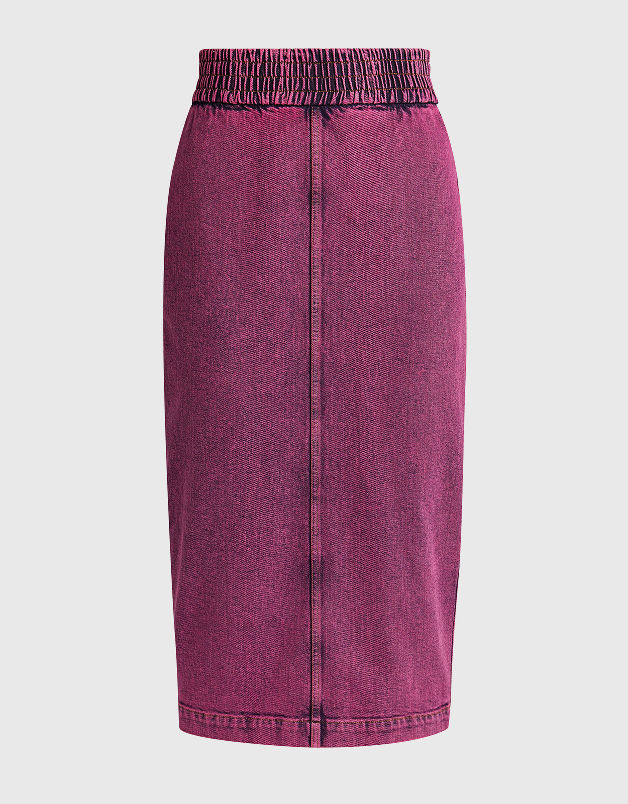 No.21 Vintage Washed Denim Pencil Skirt - 36