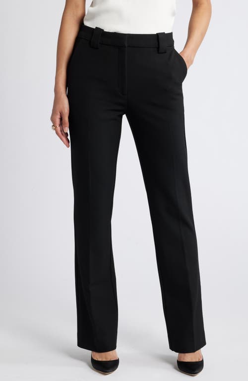 Nordstrom Bootcut Leg Trouser Pants in Black at Nordstrom, Size 0