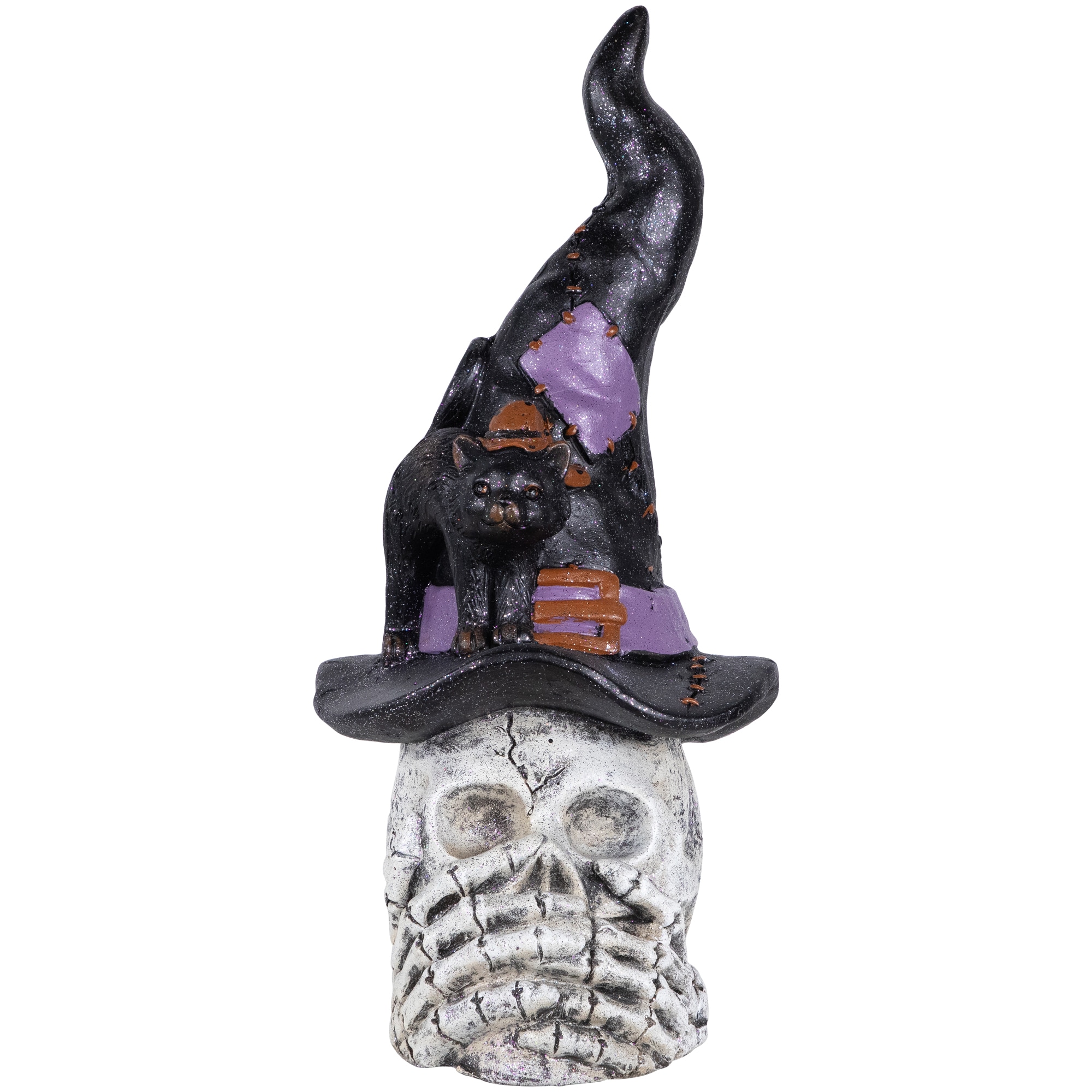 Northlight 22.75-in Freestanding Witch Hat in White | 35697013