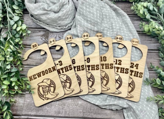 Nursery Closet Dividers/Cowboy Boots Divider/Western Baby Clothes Organizer/Country Organizer