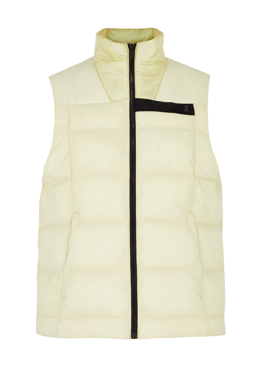 ON Running Challenger Quilted Shell Gilet, Gilets, Yellow, Large - L (UK14 / L)