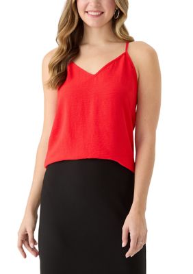 Oak & Trellis Women's Racer Top Camisole, Red, X-Large