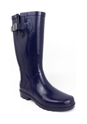 Ocean + Coast Women's Ryleigh Rain Boots, Navy Blue, 6M