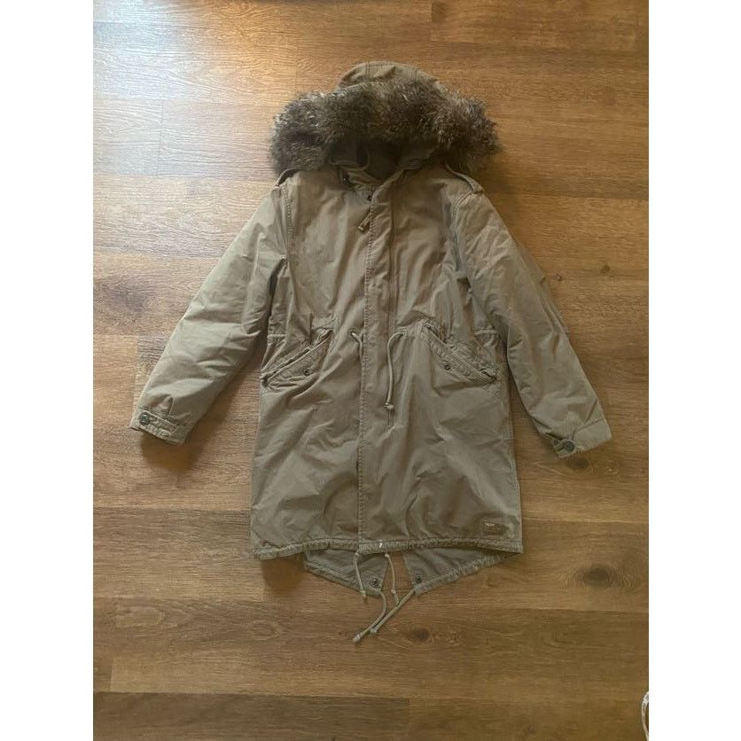 Olive Green Aritzia Tna Brittania Parka Jacket, Women's (Size Medium)