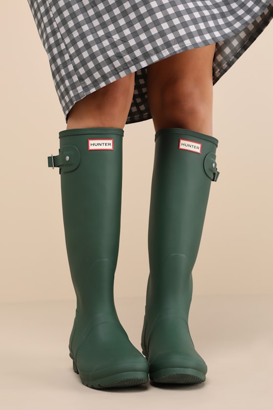 Original Tall Hunter Green Rain Boots