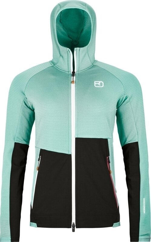 Ortovox Fleece Rib Hoody Womens Aquatic Ice S Outdoor