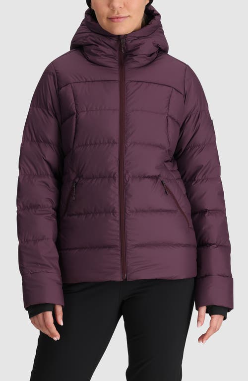 Outdoor Research Coldfront Hooded 700 Fill Power Down Puffer Jacket in Amethyst at Nordstrom, Size X-Small Regular