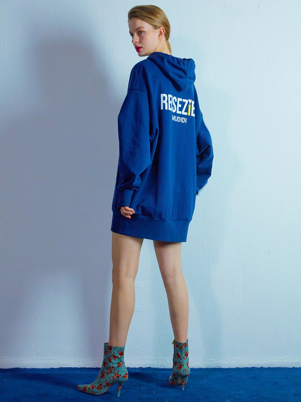 Oversize Hoody 004 Navy