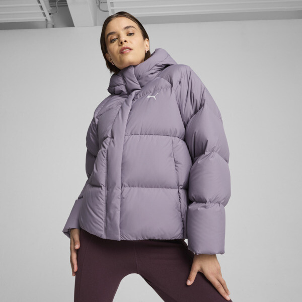 PUMA Down Puffer Jacket Women in Pale Plum, Size XXS