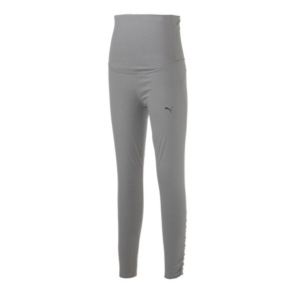 PUMA Maternity Studio 7/8 Women's Training Leggings in Light Grey Heather, Size XS