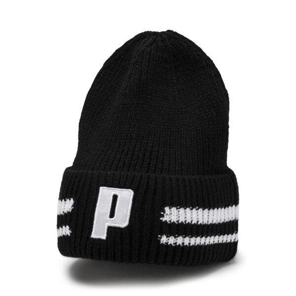 PUMA Retro Women's Beanie Hat in Black, Size Adult