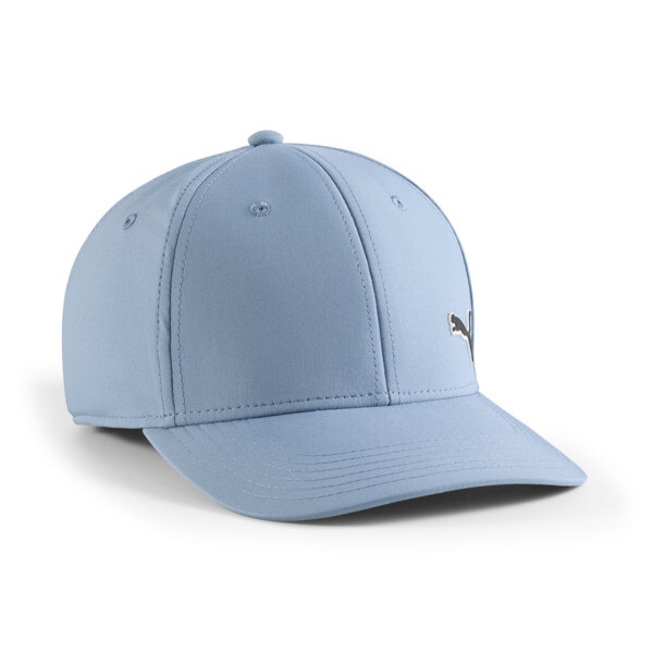 PUMA Sonic Stretch Fit Baseball Hat in Light Blue/Pastel, Size S/M