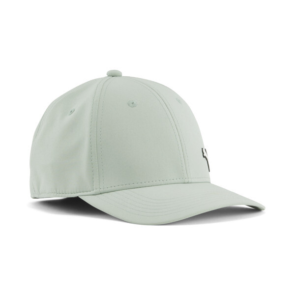 PUMA Sonic Stretch Fit Baseball Hat in Light Pastel Green, Size S/M