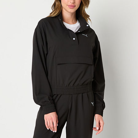 PUMA Womens Lightweight Windbreaker, X-large, Black