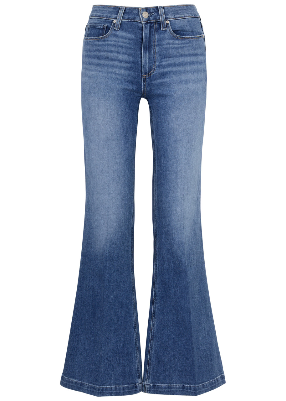 Paige Genevieve Flared Jeans - Blue - 25 (W25 / UK6 / XS) - 25 (W25 / UK6 /xS)