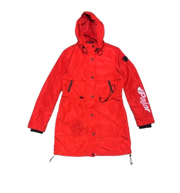 Pajar Canada Parka Women Long Jacket in Red (Size Medium)