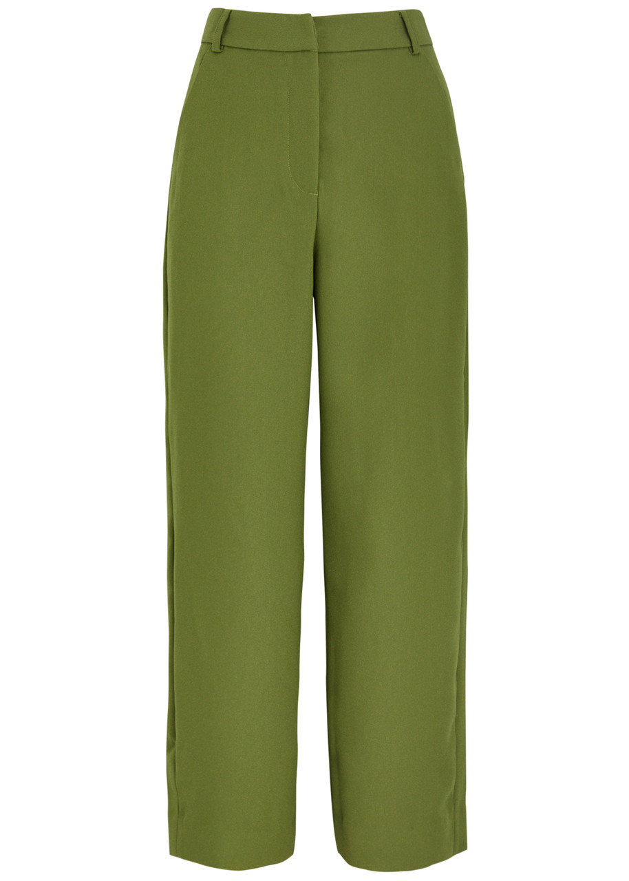 Palmer//harding Divulge Straight-leg Trousers - Olive - 6 (UK6 / XS) - 6 (UK6 /xS)