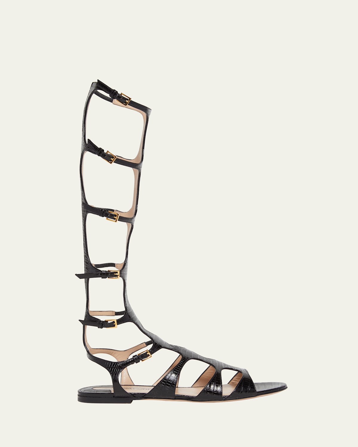 Paradis Knee-High Gladiator Sandals