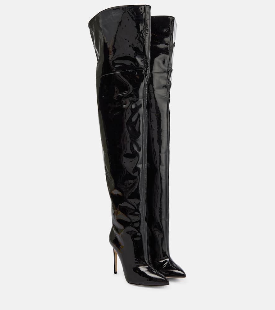 Paris Texas Patent leather over-the-knee boots