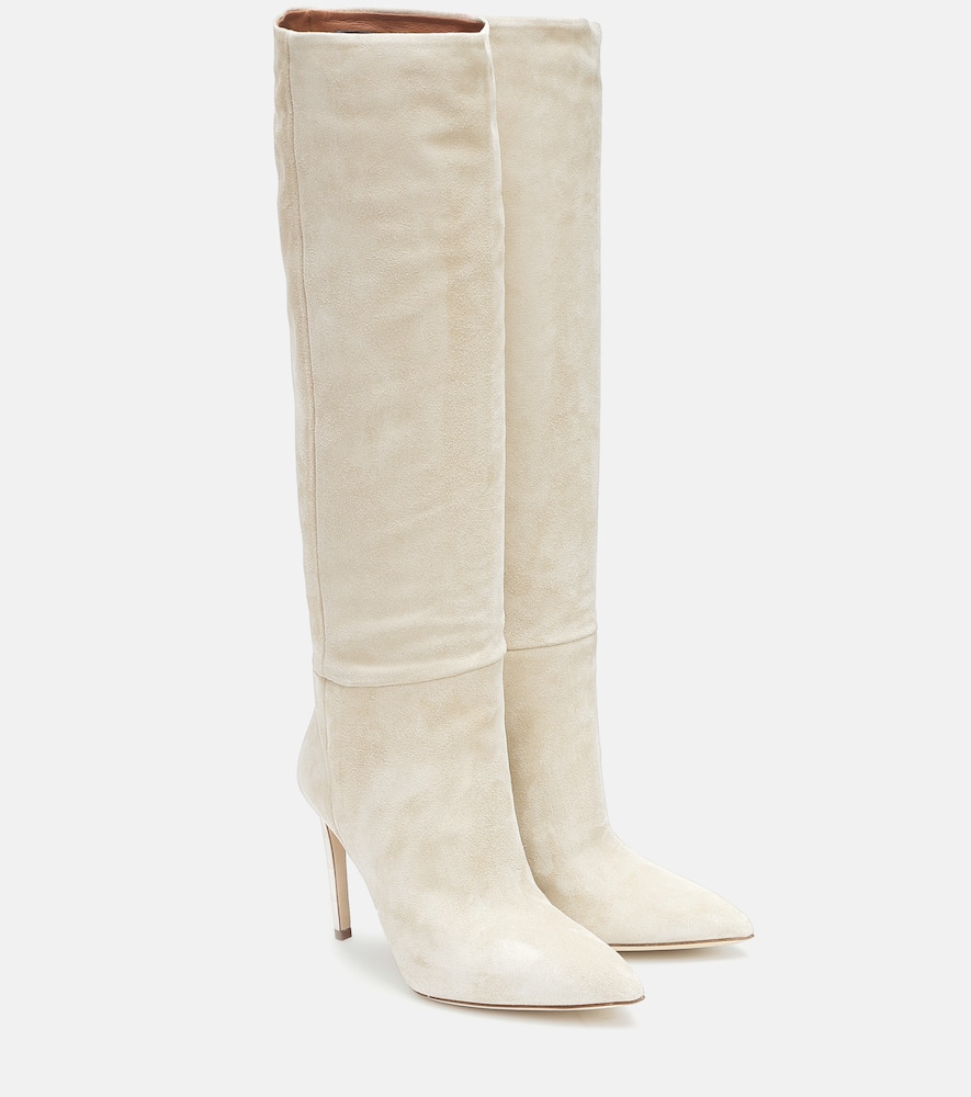 Paris Texas Suede knee-high boots