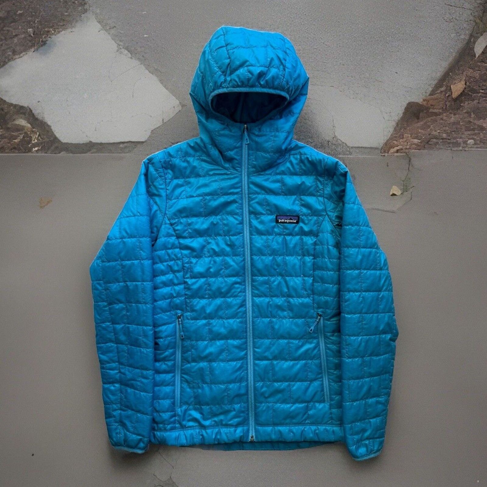 Patagonia Nano Puff Hoody Women's Xs Blue Lightweight Puffer