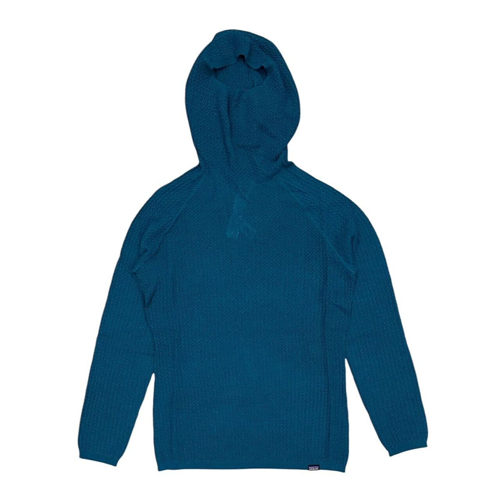 Patagonia Women's Capilene Air Hoody Merino Wool Base Layer in Blue (Size Medium)