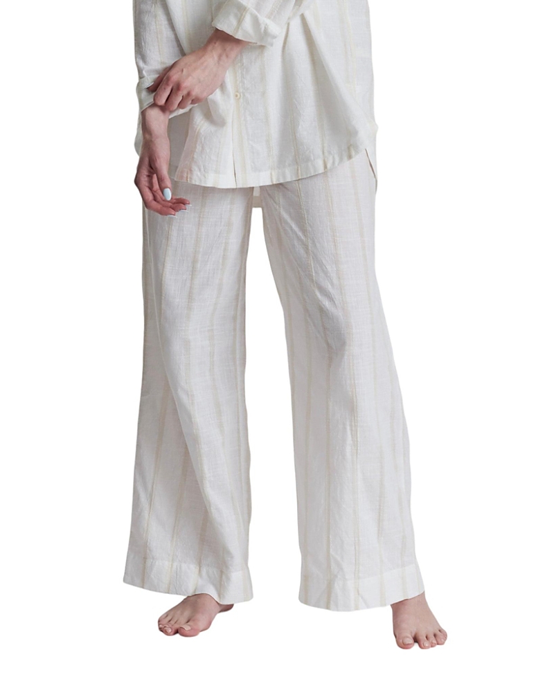 Peachaus Women's Robinia Ethical-Cotton Wide-Leg Pajama Pants