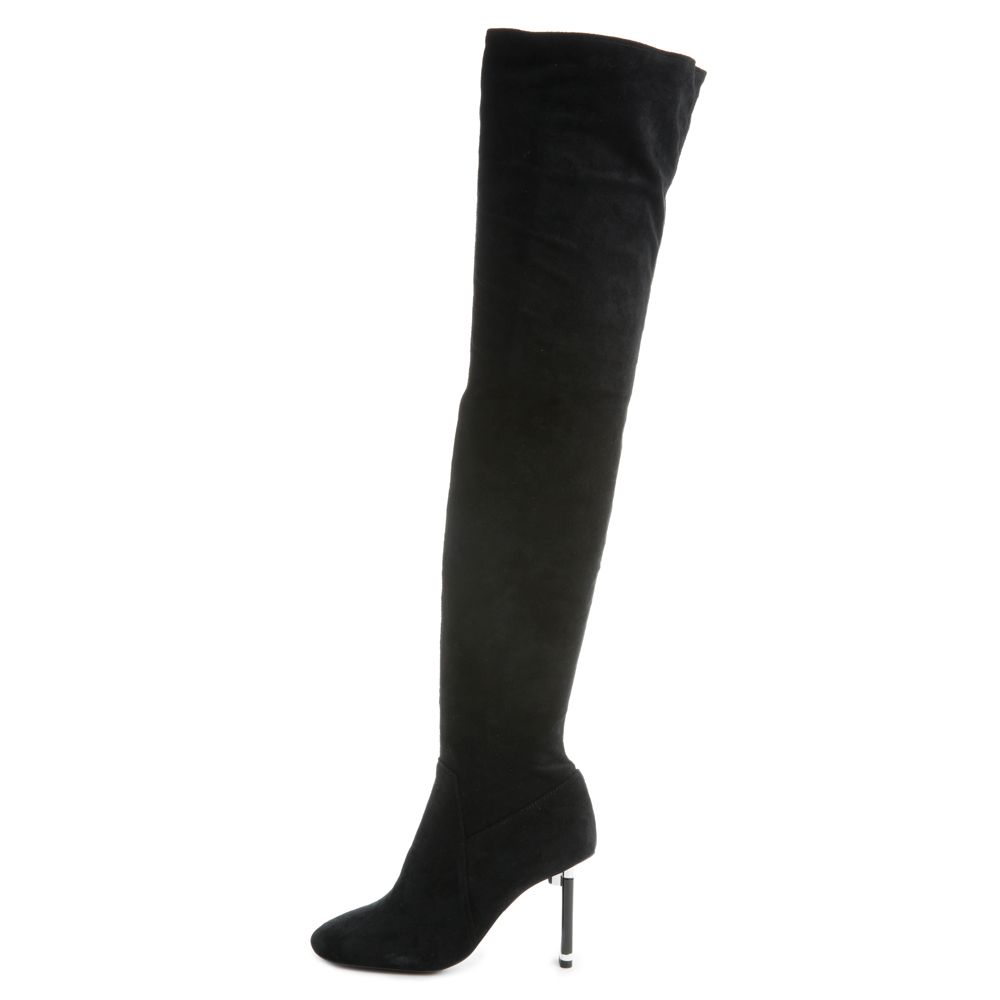 Peligro-OK Thigh-High Heeled Boots