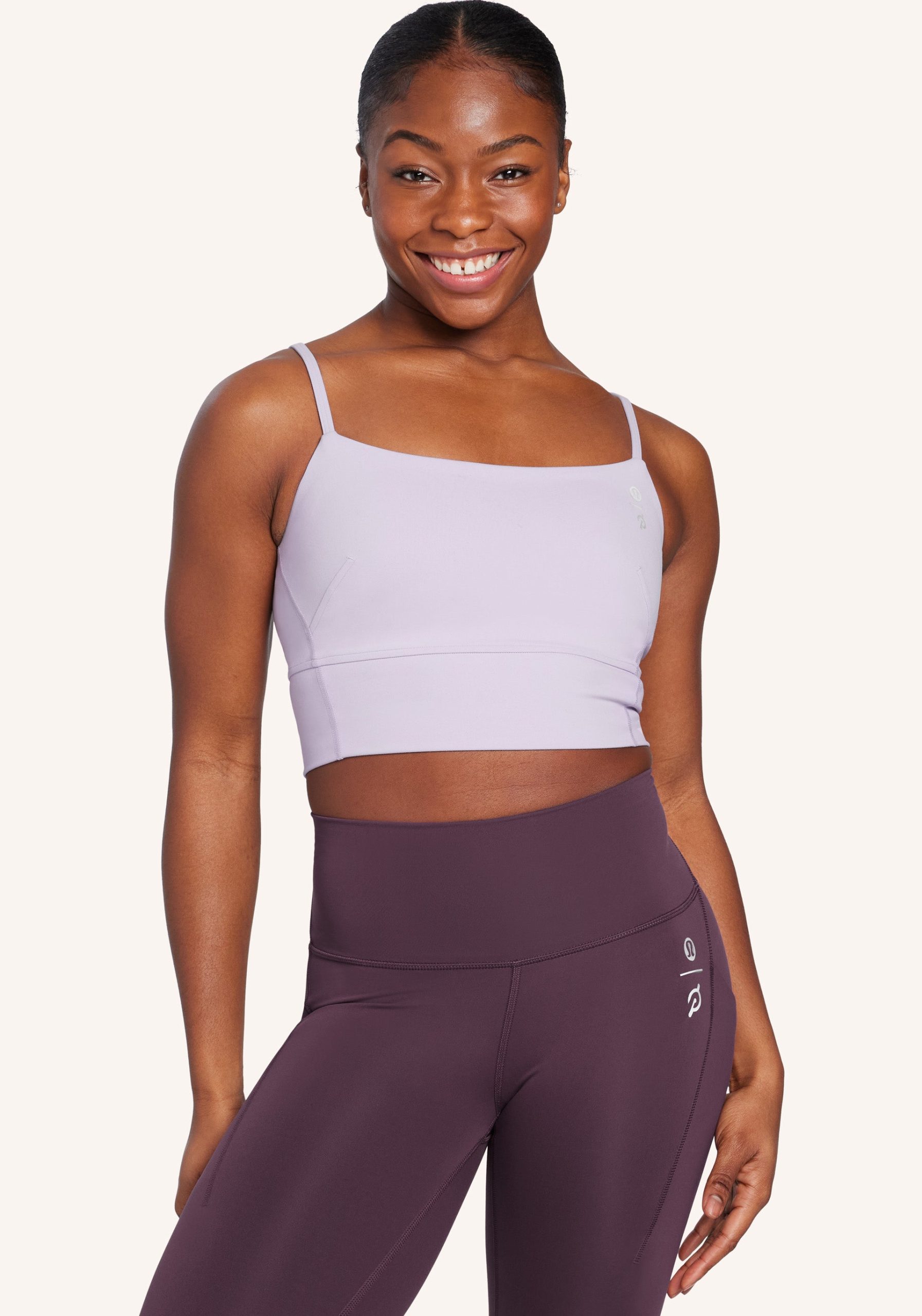 Peloton X Lululemon Women's Wunder Train Strappy Tank Top in Multi - Cycling Performance Apparel