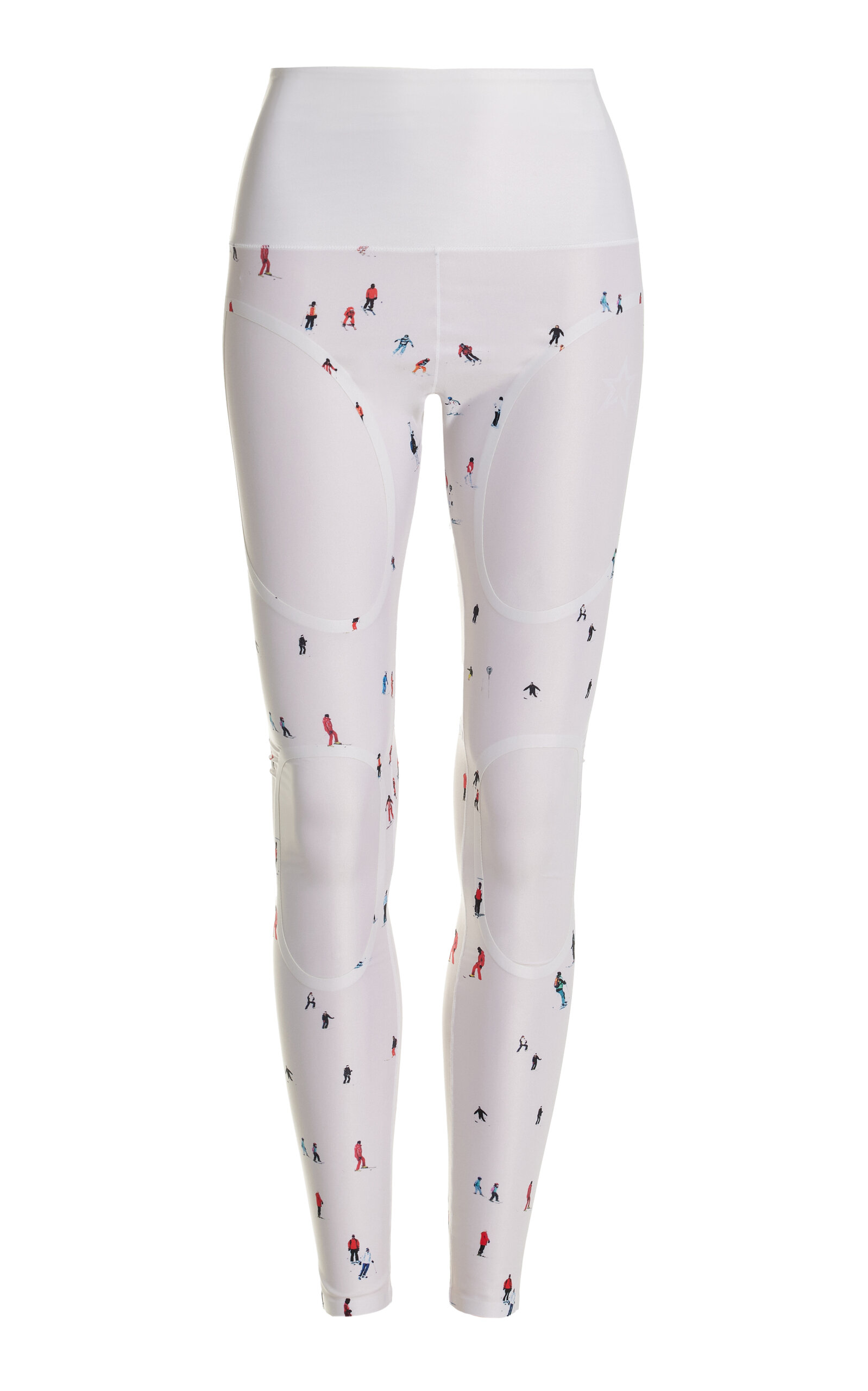 Perfect Moment - Active Printed Ski Compression Leggings - White - L - Moda Operandi