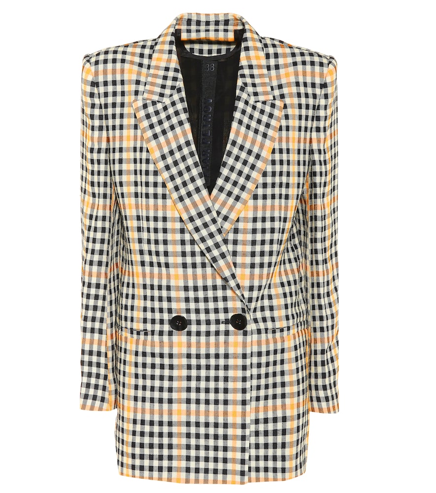 Petar Petrov Jina checked linen blazer