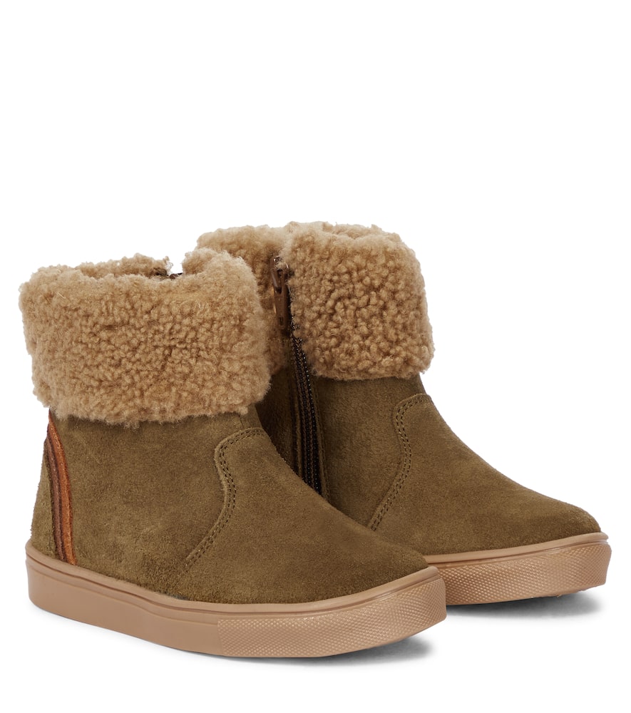 Petit Nord Chubby shearling-lined ankle boots