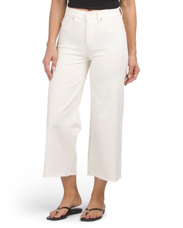 Petite Hepburn Wide Leg Jeans for Women | Spandex/Cotton/Lyocell