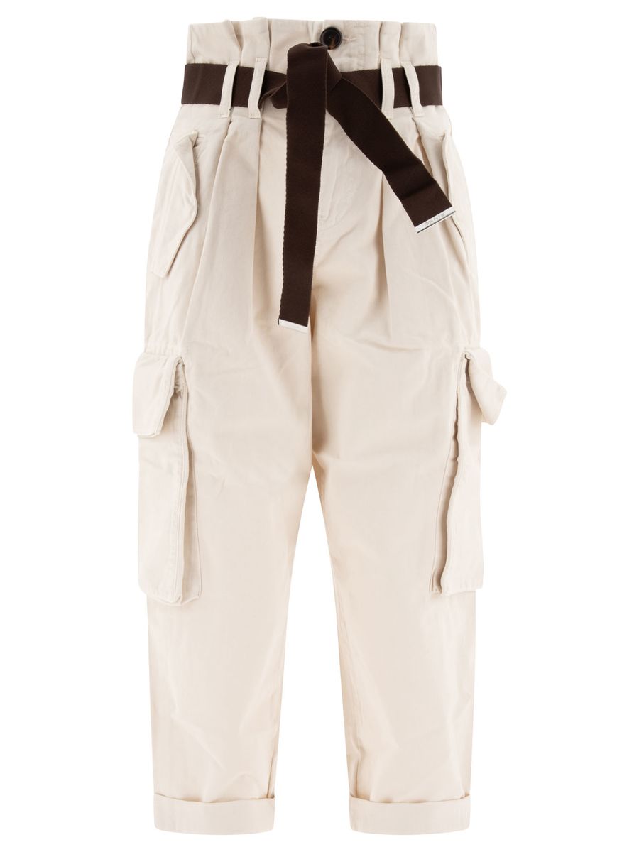 Pinko "Ronfare" Cropped Cargo Trousers