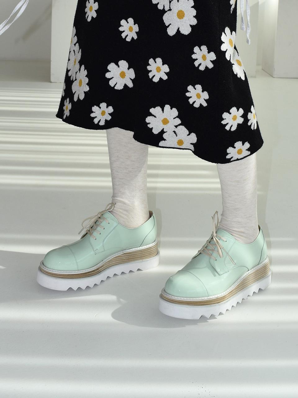 Platform Pastel Oxford Shoes