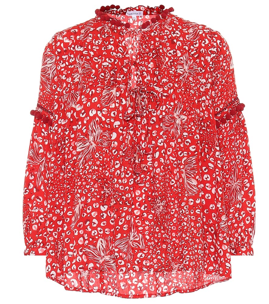 Poupette St Barth Clara printed blouse