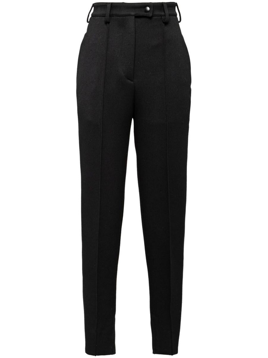 Prada High-Waist Skinny-Cut Trousers